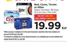 Food 4 Less Bud, Coors, Tecate or Miller offer
