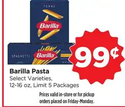 Food 4 Less Barilla Pasta offer