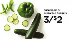 Food 4 Less Cucumbers or Green Bell Peppers offer