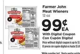Food 4 Less Farmer John Meat Wieners offer