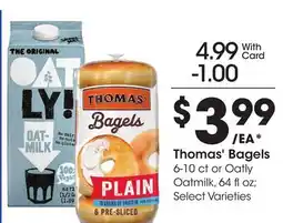 Ralphs Thomas' Bagels offer