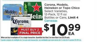Food 4 Less Corona Modelo Heineken Or Topo Chico offer