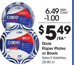 Ralphs Dixie Paper Plates or Bowls offer