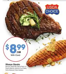 Ralphs Ribeye Steaks offer