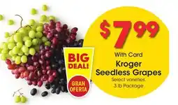 Ralphs Kroger Seedless Grapes offer