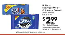 Ralphs Nabisco Family Size Oreo or Chips Ahoy Cookies offer