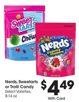 Ralphs Nerds, Sweetarts or Trolli Candy offer