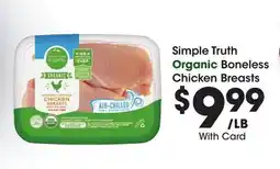 Ralphs Simple Truth Organic Boneless Chicken Breasts offer