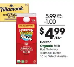 Ralphs Horizon Organic Milk offer