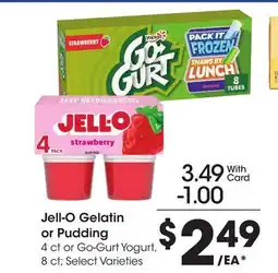 Ralphs Jell-O Gelatin or Pudding offer