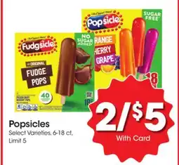 Ralphs Popsicles offer
