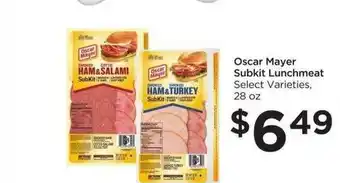 Food 4 Less Oscar Mayer Subkit Lunchemeat offer