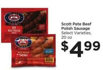 Food 4 Less Scott Pete Beef Polish Sausage offer