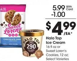 Ralphs Halo Top Ice Cream offer