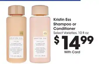 Ralphs Kristin Ess Shampoo or Conditioner offer