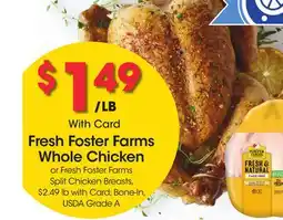 Ralphs Fresh Foster Farms Whole Chicken offer