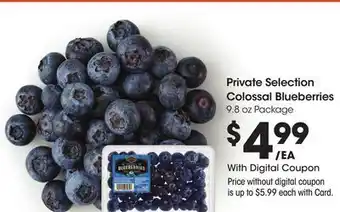 Ralphs Private Selection Colossal Blueberries offer