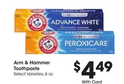 Ralphs Arm & Hammer Toothpaste offer