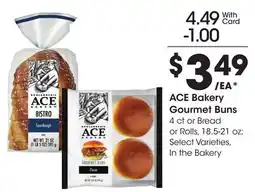 Ralphs ACE Bakery Gourmet Buns offer