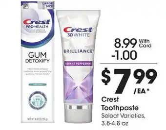 Ralphs Crest Toothpaste offer
