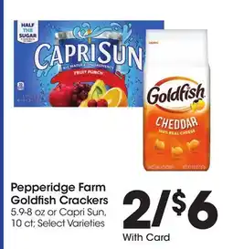 Ralphs Pepperidge Farm Goldfish Crackers offer