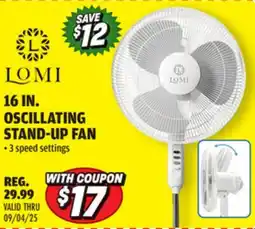 Big 5 LOMI 16 Oscillating Stand Up Fan offer