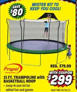 Big 5 Propel 15' Trampoline with Basketball Hoop offer