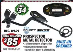 Big 5 Bounty Hunter Prospector Metal Detector offer