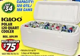 Big 5 Igloo Polar 120-Qt. Cooler offer