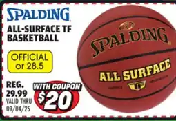 Big 5 Spalding All-Surface TF Basketball offer