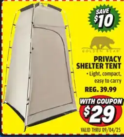 Big 5 Golden Bear Privacy Shelter Tent offer