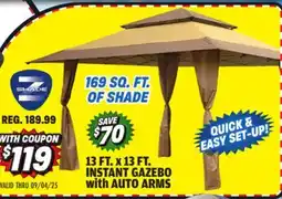 Big 5 Z-Shade 13' x 13' Instant Gazebo with Auto Arms offer