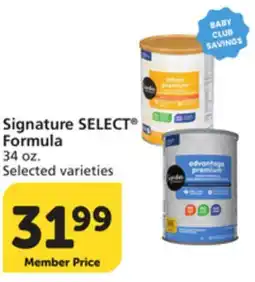 Vons Signature SELECT Formula offer