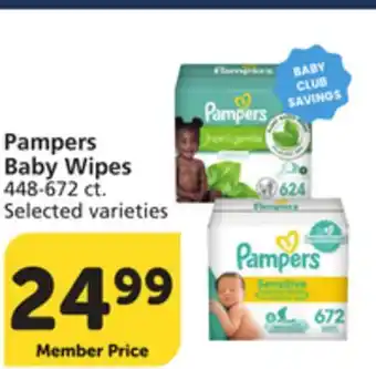 Vons Pampers Baby Wipes offer