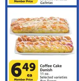 Vons Coffee Cake Danish offer