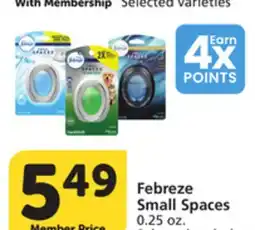 Vons Febreze Small Spaces offer