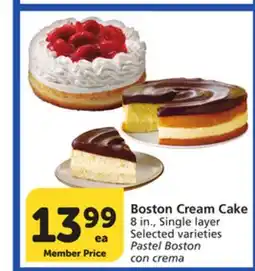 Vons Boston Cream Cake offer