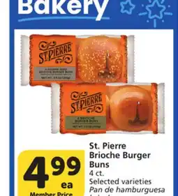 Vons St. Pierre Brioche Burger Buns offer
