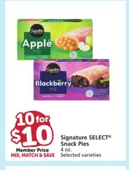 Vons Signature SELECT Snack Pies offer