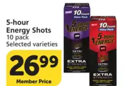 Vons 5-hour Energy Shots offer