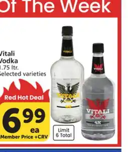 Vons Vitali Vodka offer