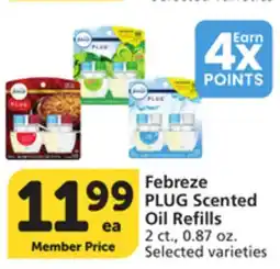 Vons Febreze PLUG Scented Oil Refills offer