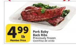 Vons Pork Baby Back Ribs offer