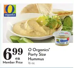 Pavilions O Organics Party Size Hummus offer