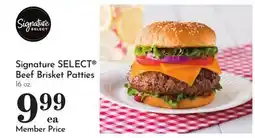 Pavilions Signature SELECT Beef Brisket Patties offer