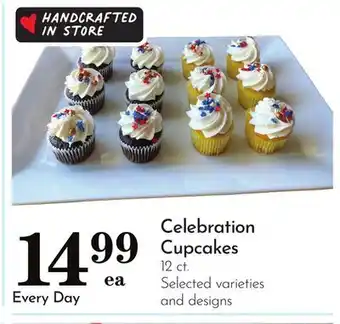 Pavilions Celebration Cupcakes offer