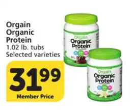Pavilions Orgain Organic Protein offer
