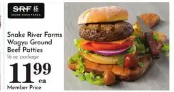 Pavilions Snake River Farms Wagyu Ground Beef Patties offer
