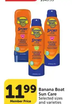 Pavilions Banana Boat Sun Care offer