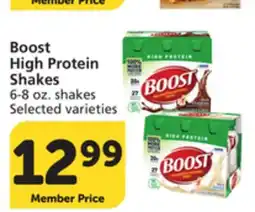 Pavilions Boost High Protein Shakes offer